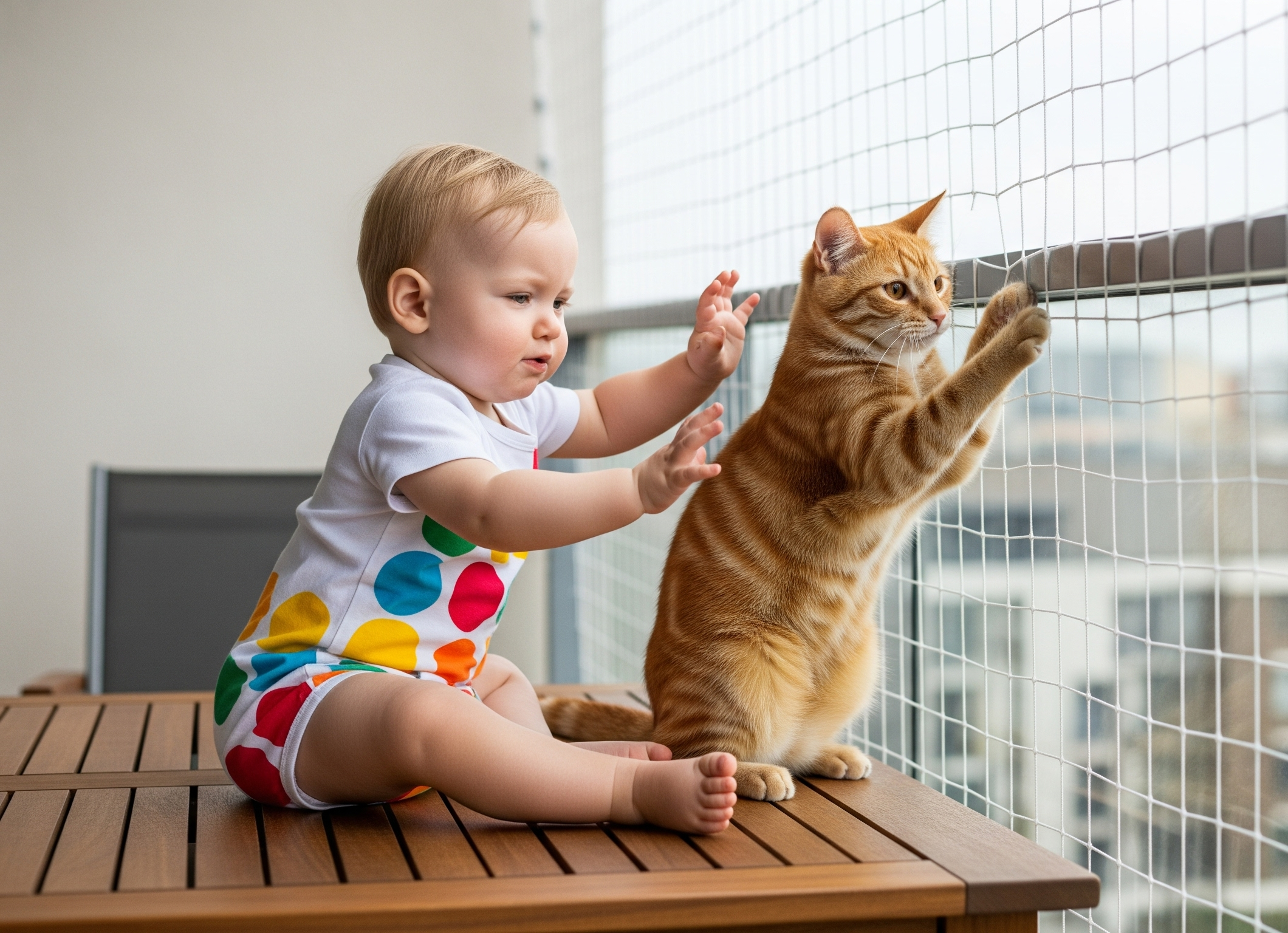 Componentes del kit de seguridad para gatos Catium